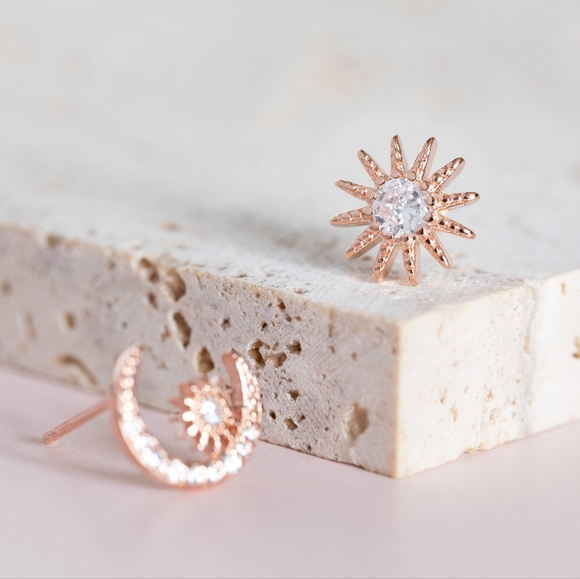 Moon & Star Earrings - Picture 5 of 7